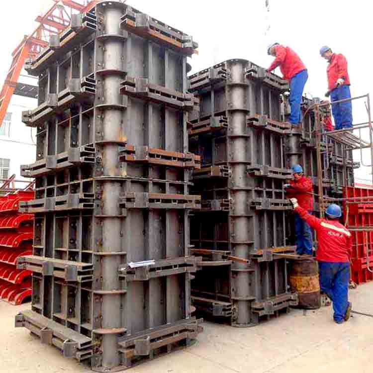 厂家现货建筑施工桥梁圆柱钢模板 建筑地铁钢模板组合钢模板直销