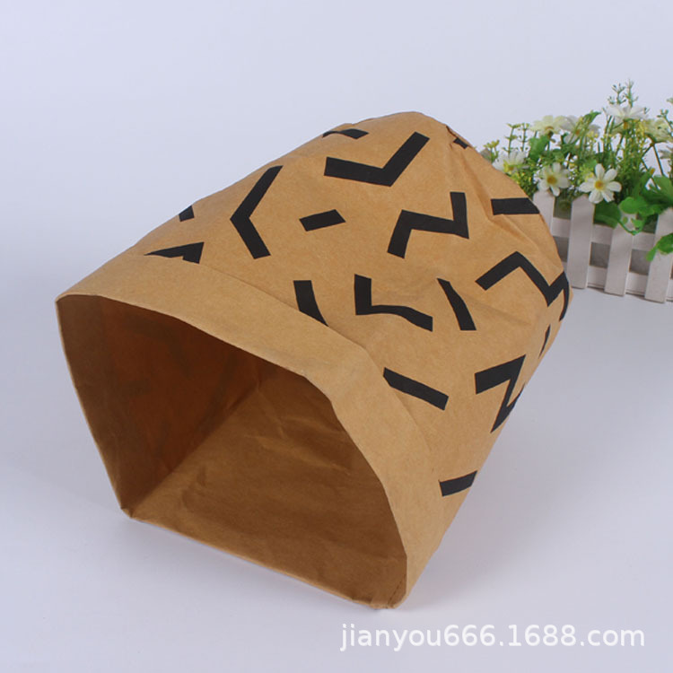 直销食品外卖打包 板栗蛋糕西点纸袋 水洗牛皮纸收纳袋 可印logo