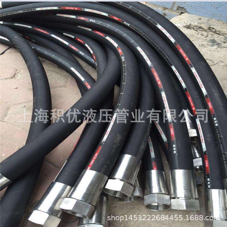 量大批发6*1层2分一层钢丝编织耐油橡胶管 耐高压20Mpa