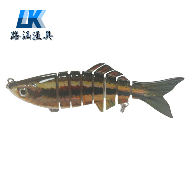 Multi Jointed Minnow Swimbait 9 Colors Hard Swimbaits Fresh Water Bass Swimbait Tackle Gear