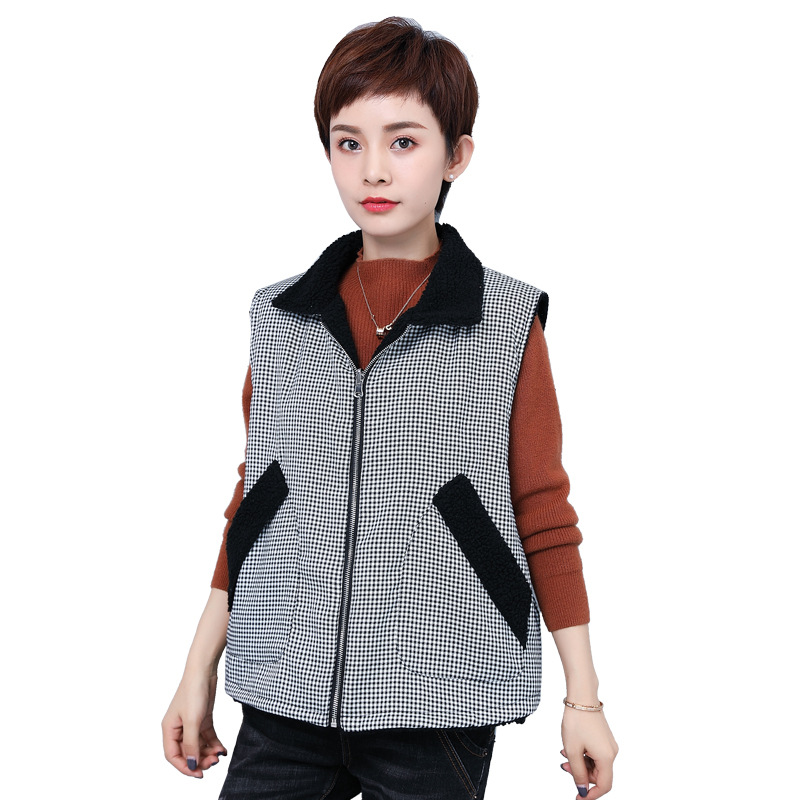 Gilet femme en Agneau cachemire - Ref 3316250 Image 5