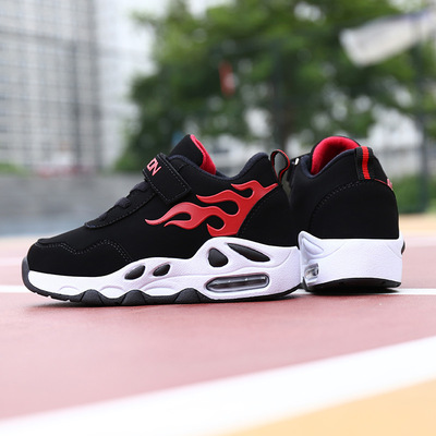 Cotton shoes 2018 Adidas new pattern Boy Velcro Basketball children's shoes Trend leisure time gym shoes Teenagers