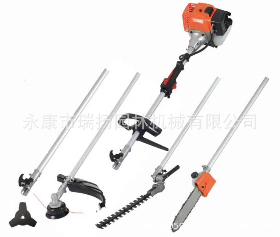 供应多功能四合一侧挂割草机/割灌机/绿篱机/高枝锯/打草头