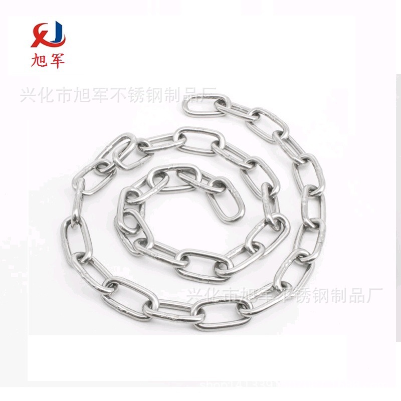 201 304不锈钢链条 船用起重锚链 不锈钢短环链条 长环链条