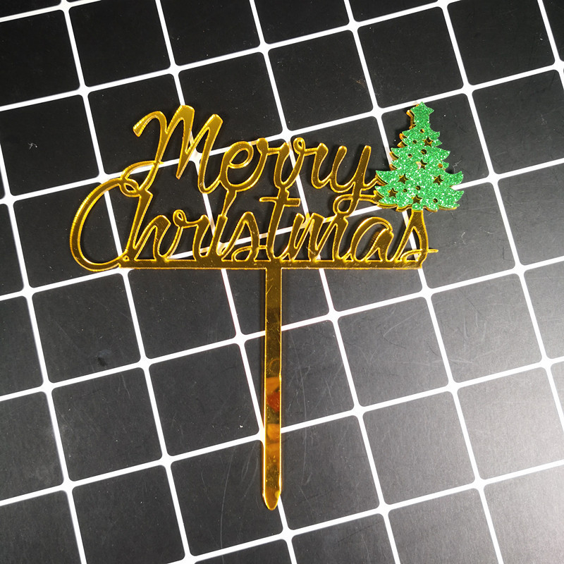 Cake Decorating Supplies Event & Party Supplies Christmas Letter Arylic Party Cake Decorating Supplies