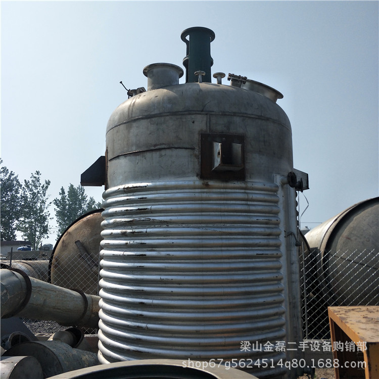 现货出售二手不锈钢反应釜 二手5吨不锈钢反应釜 二手高压反应釜