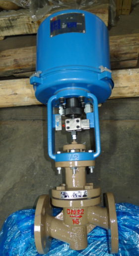 耐酸碱 腐蚀气体 液体 污水 化工原料电动衬氟调节阀 电子式