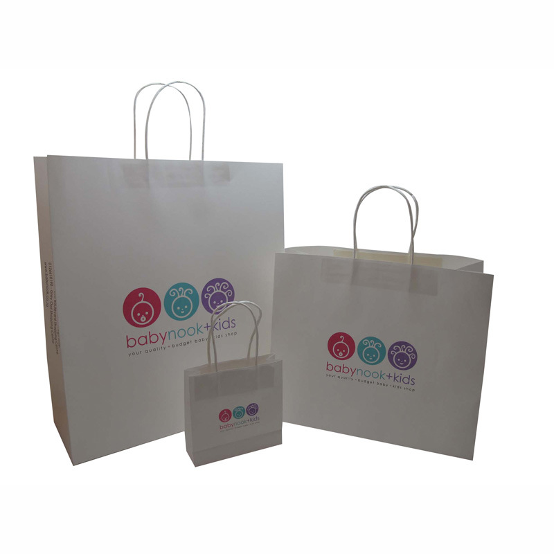 产地货源服装手提袋做/牛皮纸手提袋子/韩版服装礼品纸袋提手袋