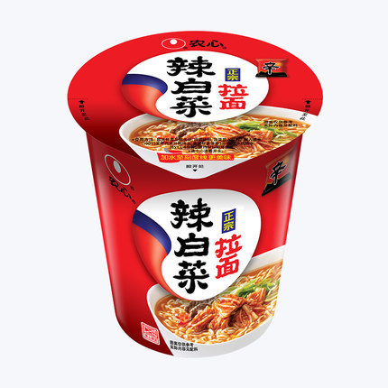 Nongshim Shin Ramyun Spicy Napa Cabbage Soup with Beef Instant Noodle Cup – 70g