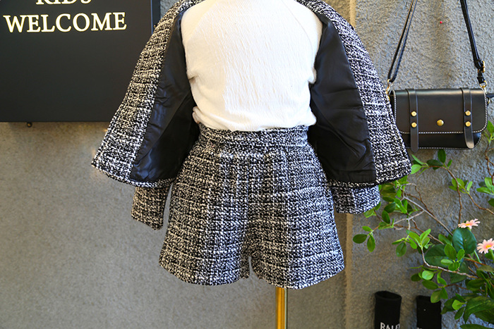 Novi dječji dvodijelni korejski mali mirisni kaput za djevojčice za proljeće i jesen 2022._voghion.com