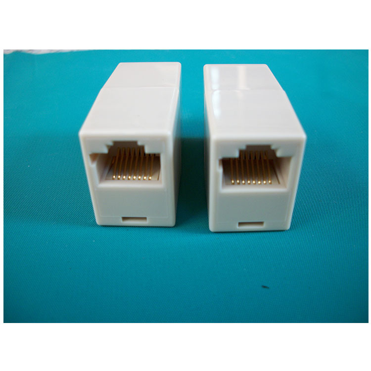 专业供应RJ45 8P8C IV网络直通 批发镀金网络直通头 网线直通连接