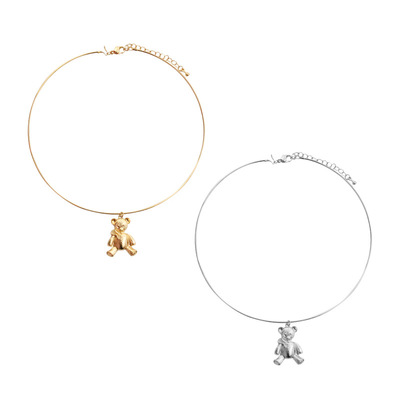 lavieen饰品源头工厂批发 日系百搭ins 简约可爱小熊项圈项链