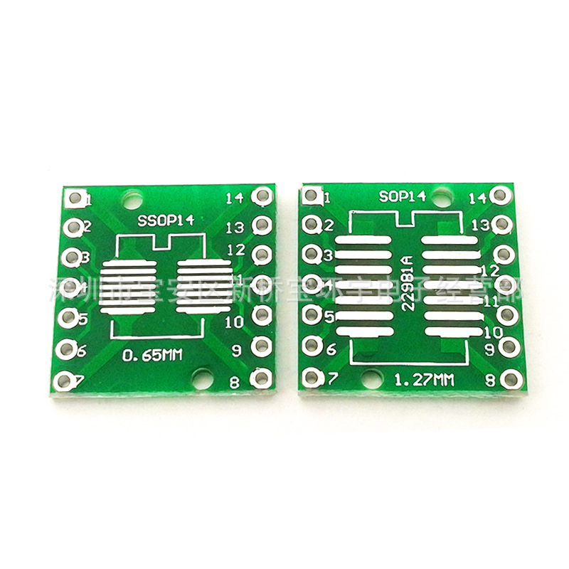 批发转接板 SSOP14 TSSOP14 贴片转直插 DIP 0.65/1.27mm 转接板