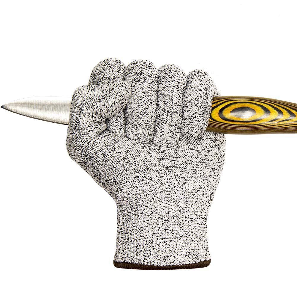 3~5级防割手套 耐磨抗切割 无尘车间野外防护刀具厂家生产 HPPE