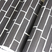 中式复古砖纹文化石背景墙纸咖啡馆酒吧餐厅服装店砖块壁纸无纺布