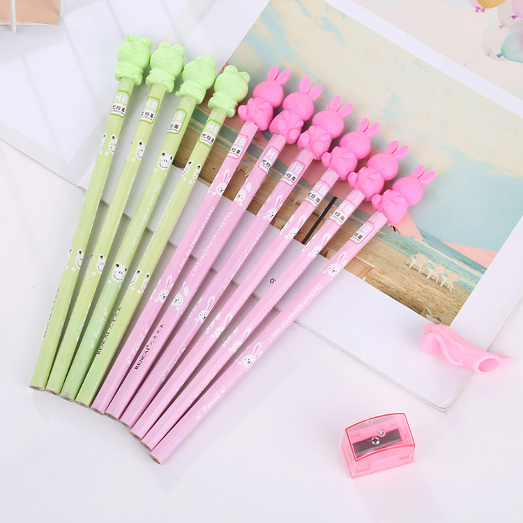 儿童文具创意铅笔套装 小学生卡通铅笔橡皮22件套 学习小礼品批发|ms