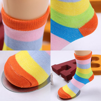 TaoBao gift spring and autumn winter children Socks 0-10 High cylinder student children baby Cotton socks