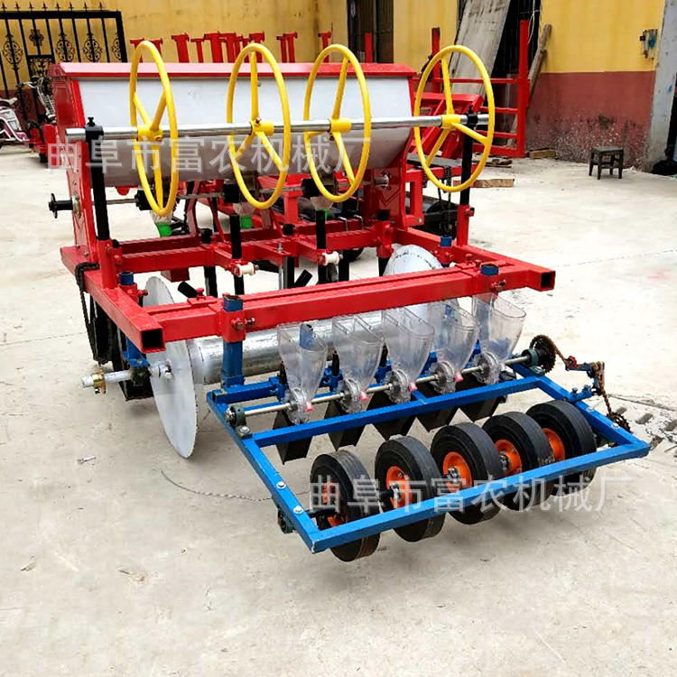 四六行药材施肥播种机 富农生产药材起垄精播机