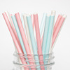 Colored paper, white black ecological straw