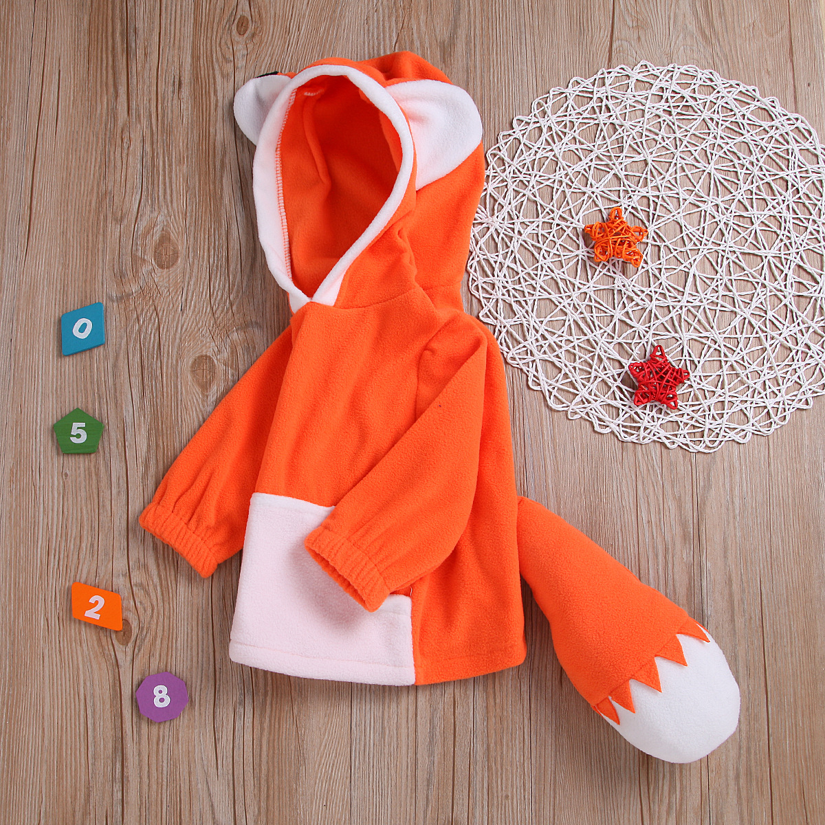 Cute Fox Cotton Baby Rompers display picture 2