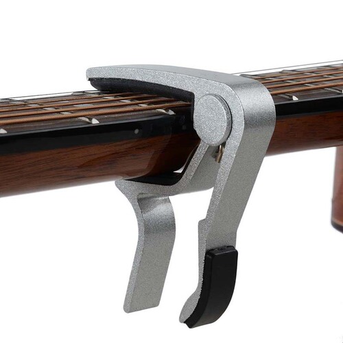 Metal personalized small hand electric guitar capo 5-color folk guitar capo capo guitar capo