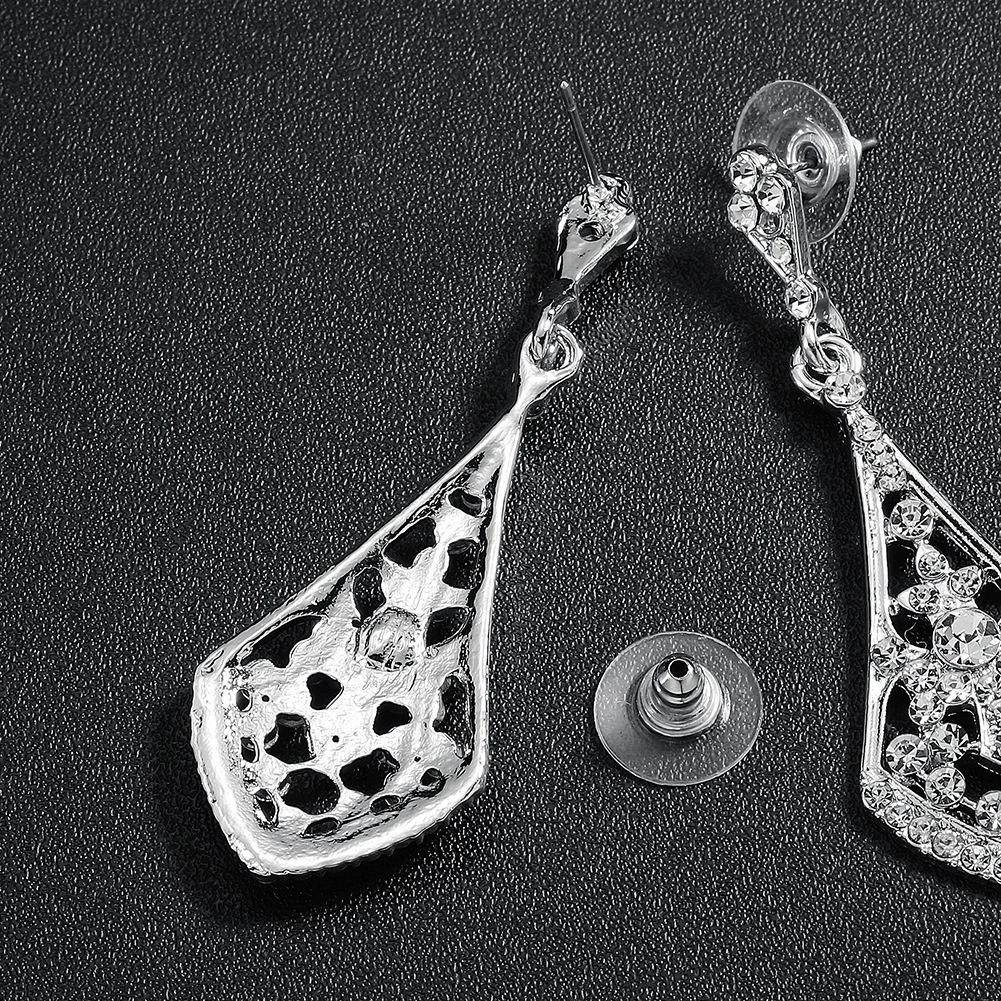Earrings for bride, accessory, European style, Amazon