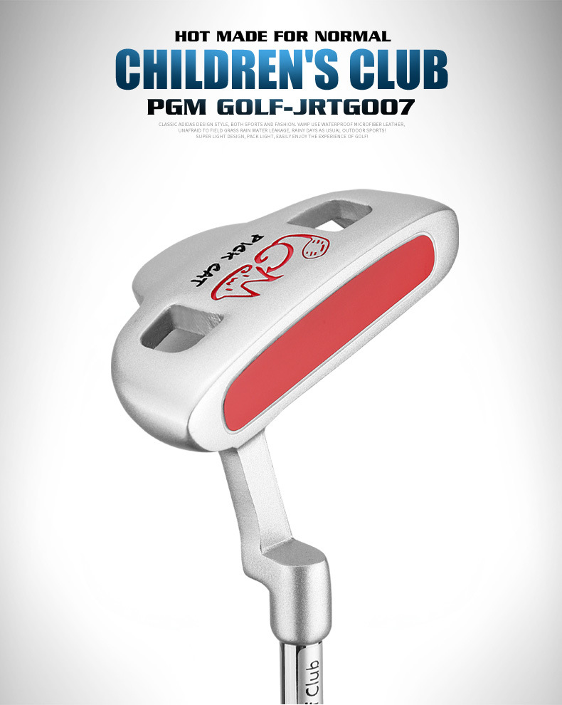 Gậy golf PGM cho bé trai và bé gái, gậy putter tập golf cho người mới bắt đầu, thân thép không gỉ — JRTuG007 đen đỏ 3-5 tuổi, JRTuG007 đen đỏ 6-8 tuổi, JRTuG007 đen đỏ 9-12 tuổi, JRTuG007 màu hồng 3-5 tuổi chi tiết 3
