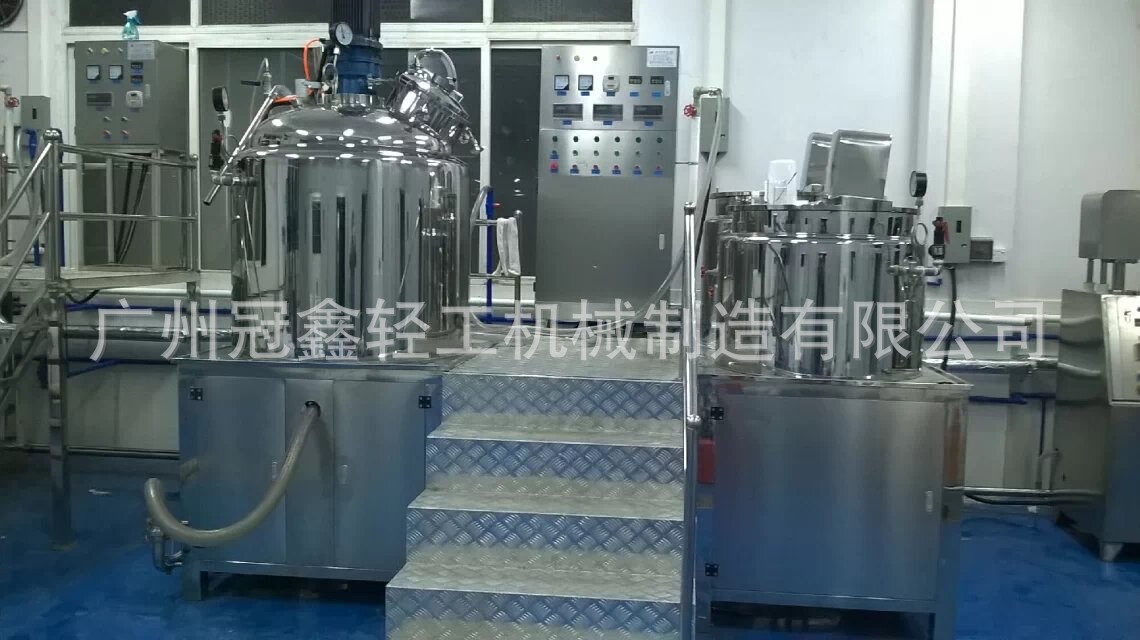 GX-E-500L真空均质乳化机（蒸汽加热） 膏霜乳化机 剪切乳化搅拌