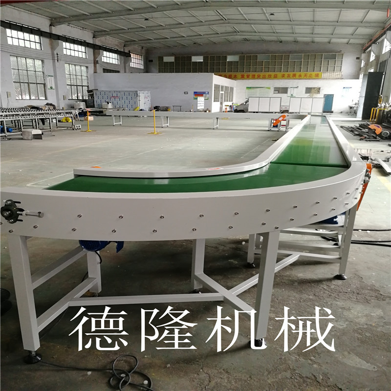耐温流水线180度90度45度转弯机生产线皮带输送机输送设备