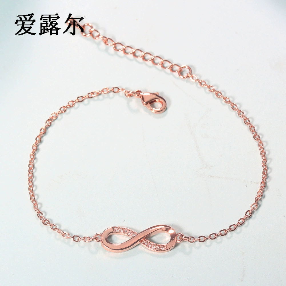 Корей bracelet, каменная инкрустация, модный циркон, аксессуар, корейский стиль, простой и элегантный дизайн, оптом