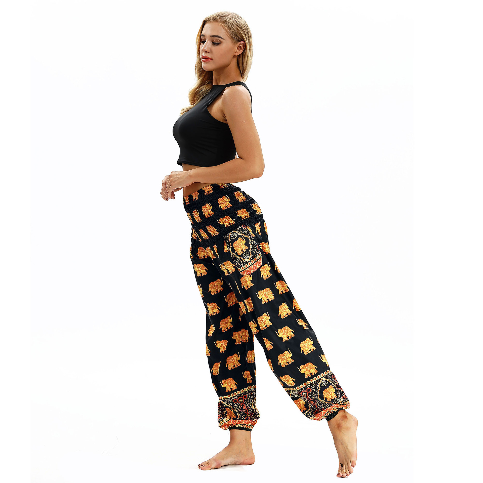 printing loose sports yoga pants Nihaostyle Clothing Wholesale NSMDF67669