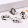 Accessory, trend ring, retro set, suitable for import, European style