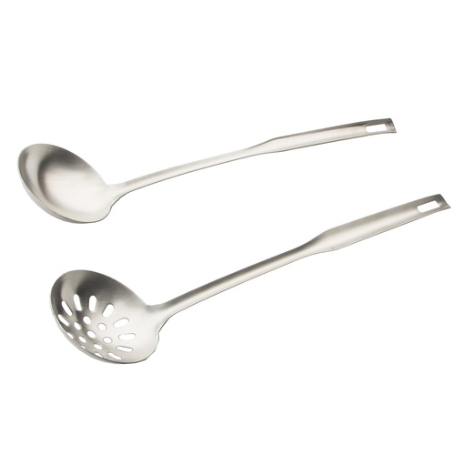 [Wholesale] Stainless Steel Soup Spoon, Colander, Small Cooking Spatula, Strainer Spatula, Hot Pot Spoon, Soup Ladle, Pancake Turner