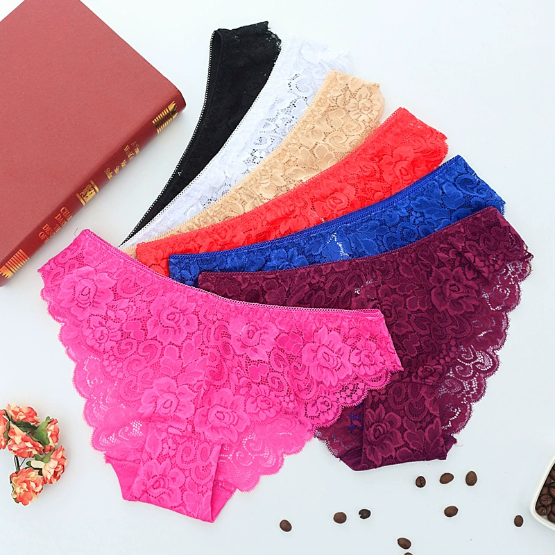 Сексуальное нижнее белье, женское кружевное нижнее белье, соблазн, жаккардовые трусы на бедрах с низкой талией, прозрачные трусики на бедрах 3302