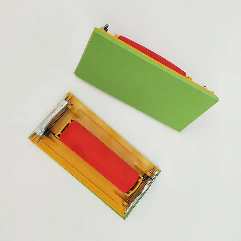 各种颜色打磨砂架 各种塑料砂纸架 海绵塑料砂皮架 印章专用砂架