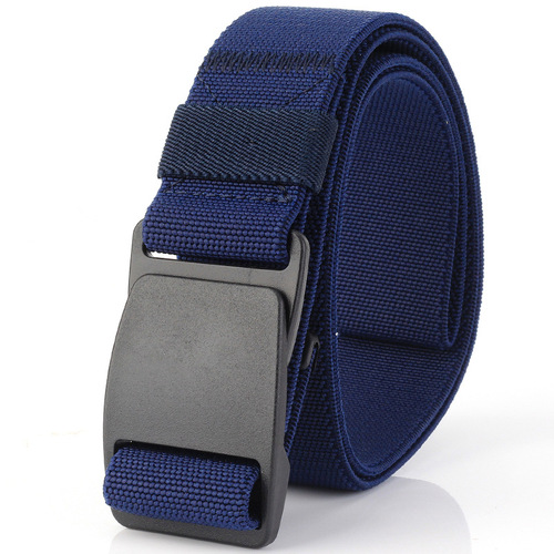 TUSHI elastic belt Donaif plastic steel pom buckle casual versatile belt customizable logo