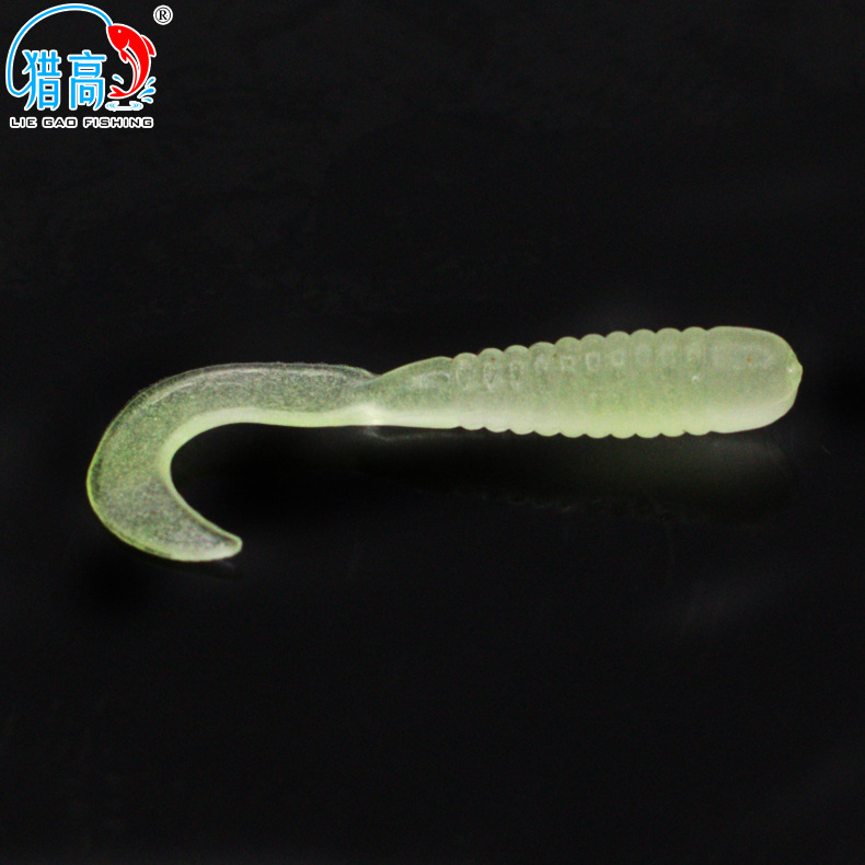 Soft Grubs Fishing Lures Curl Tail Plastics Fresh Water Cod croaker Swimbait Tackle Gear