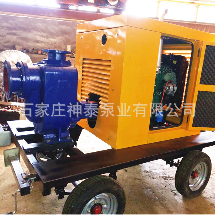 ZX不锈钢柴油机自吸离心泵 自吸式河道抽水工程改造