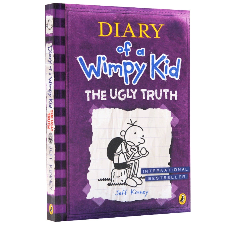 Маленький фарт дневник 5 Ugly Truth английская оригинальная манга романы детская иллюстративная история книга