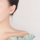 Корейский креативный треугольник, серьги, аксессуар, простой и элегантный дизайн