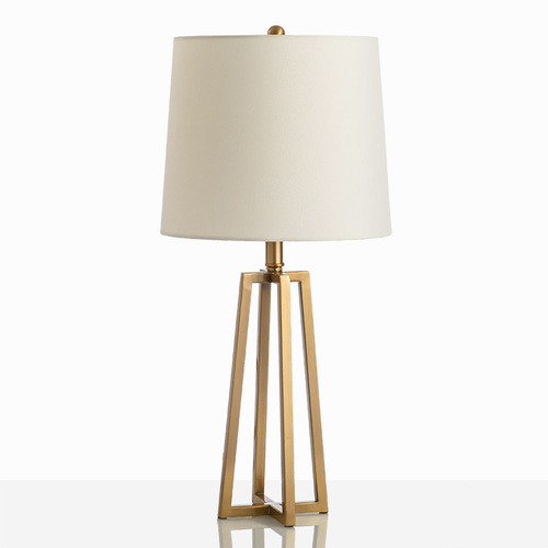 Designer Modern Minimalist Metal Iron Bedside Lamp American Creative Study Bedroom Model Room Decor Lamp