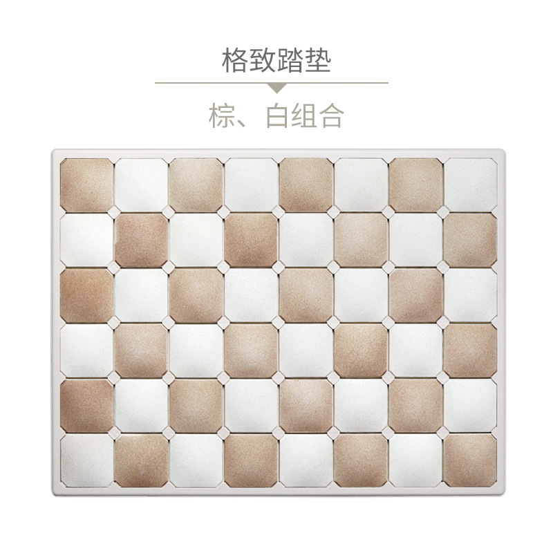 硅藻泥脚垫吸水地垫卫生间洗手间浴室厕所硅藻土踏垫新材料吸湿