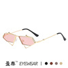 Metal sunglasses, punk style, European style, cat's eye