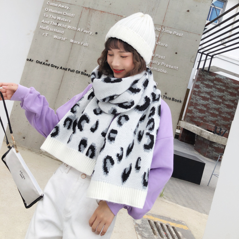 Long Thick Knitted Scarf NSCM101080