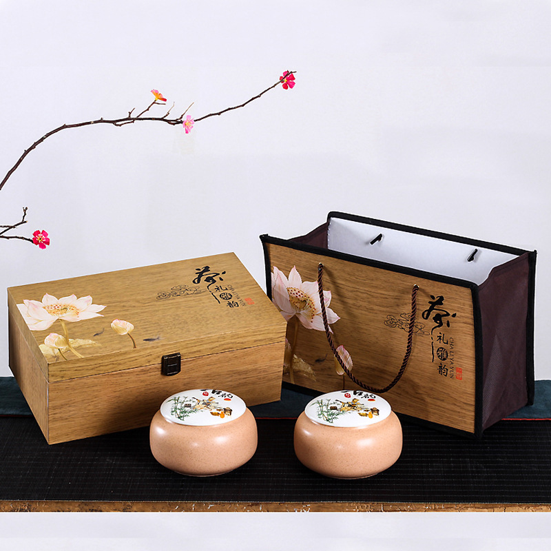 wholesale Special Offer Tea pot ceramics Relics Canister Tea ceremony Yayun Tea packing Gift box suit customized logo