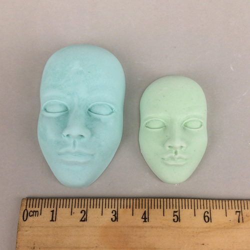 U1023 Face Cake Mold Baking Tool Silicone Mold Chocolate Cookie Candy Soap Mold