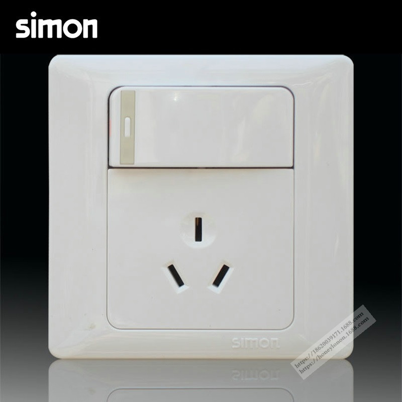 simon/西蒙 50系列 一开10A三孔插座51083B