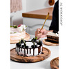 Wooden European cake plate Creative Water Fruit Disk Living Room Home Cake Starting Baking Baking Production Pine