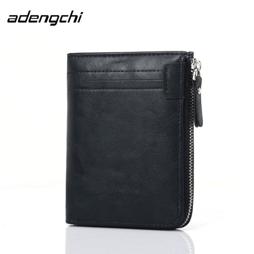 Cross-border exclusive 2020 new Korean version fashionable casual PU men's wallet RFID zipper multi-card slot short wallet