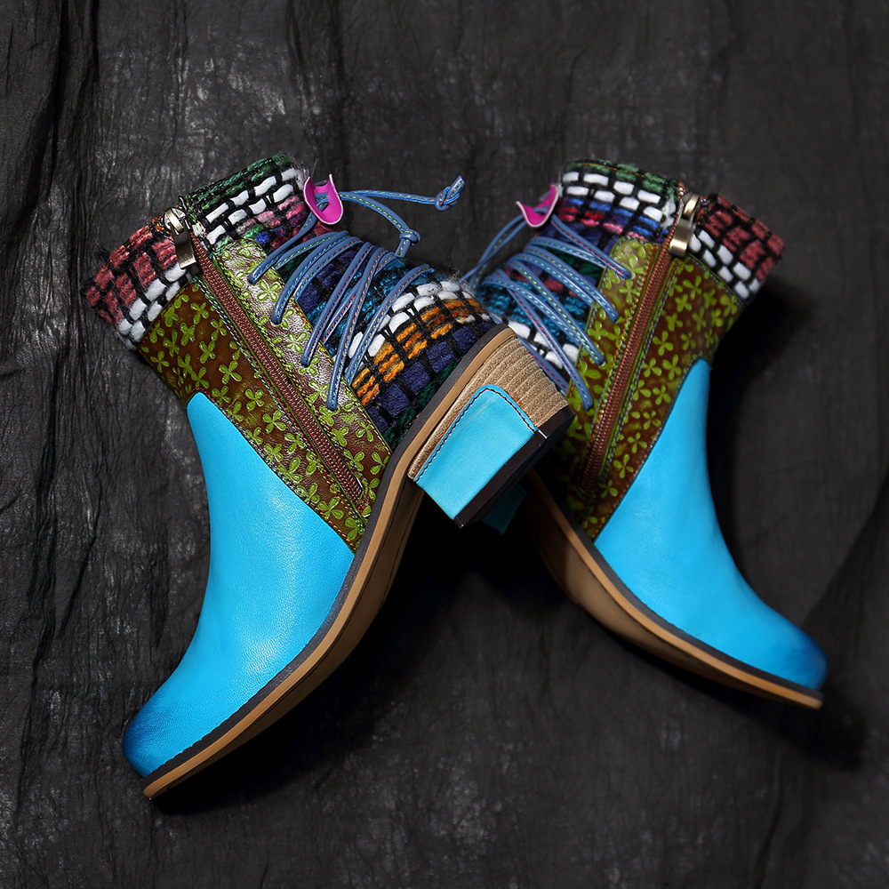 Bottes femme en En cuir - Ref 3354266 Image 16